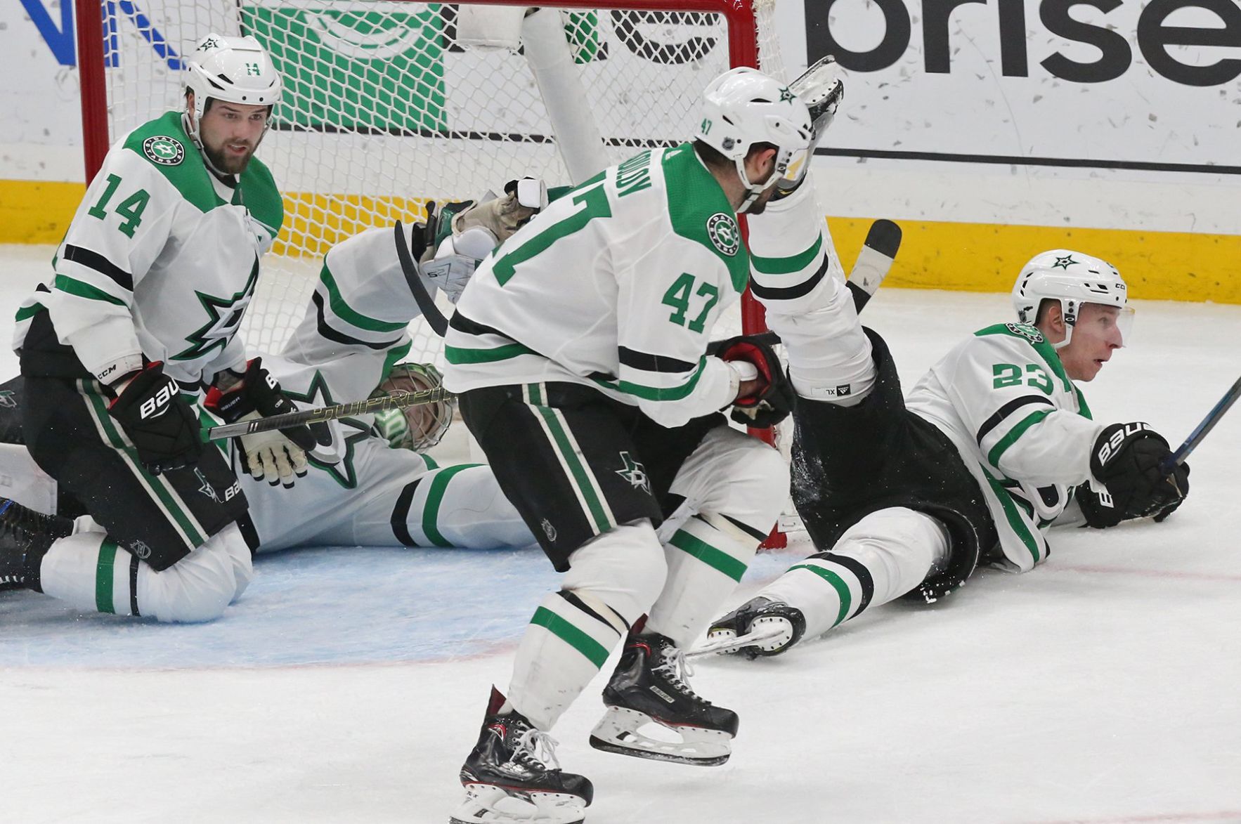 The Blues take on the Stars at Enterprise Center